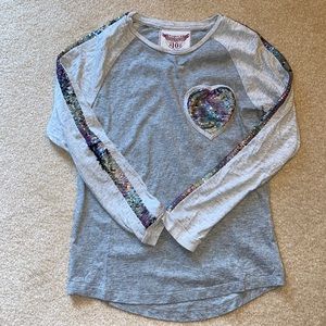 Girls Paper Wings size 10 long sleeve shirt